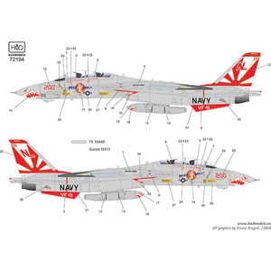 HADǥ 1/72 ꥫ F-14A ȥ७å VF-111 ʡ Miss Mollyѥǥ